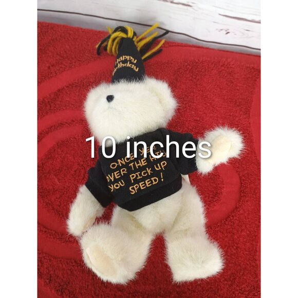Boyds Plush Birthday Bear "Over The Hill" Hat & Shirt Collectible 1988-2003 - Picture 10 of 10